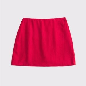NWT SZ S Abercrombie A&F Scarlett Mini Skort